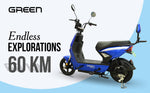 Load image into Gallery viewer, Green Sunny Plus 60kms Range Electric Scooter