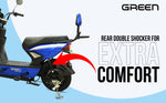 Load image into Gallery viewer, Green Sunny Plus 60kms Range Electric Scooter