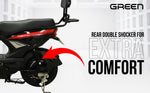 Load image into Gallery viewer, Green Sunny Plus 40kms Range Electric Scooter