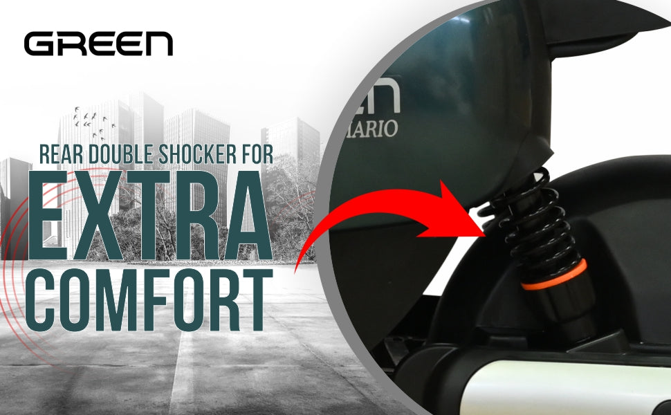 Green Mario 40kms Range Electric Scooter