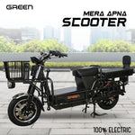 Load image into Gallery viewer, Green Loader 60kms Range Heavy Duty Electric Scooter