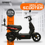 Load image into Gallery viewer, Green Sunny Plus 40kms Range Electric Scooter