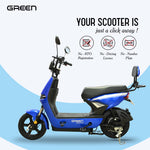 Load image into Gallery viewer, Green Sunny Plus 60kms Range Electric Scooter