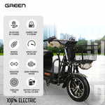 Load image into Gallery viewer, Green Loader 60kms Range Heavy Duty Electric Scooter