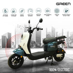 Load image into Gallery viewer, Green Mario 40kms Range Electric Scooter