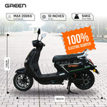 Load image into Gallery viewer, Green Vista 60kms Range Electric Scooter