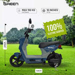Load image into Gallery viewer, Green Sunny 40kms Range Electric Scooter