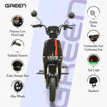Load image into Gallery viewer, Green Sunny Plus 40kms Range Electric Scooter