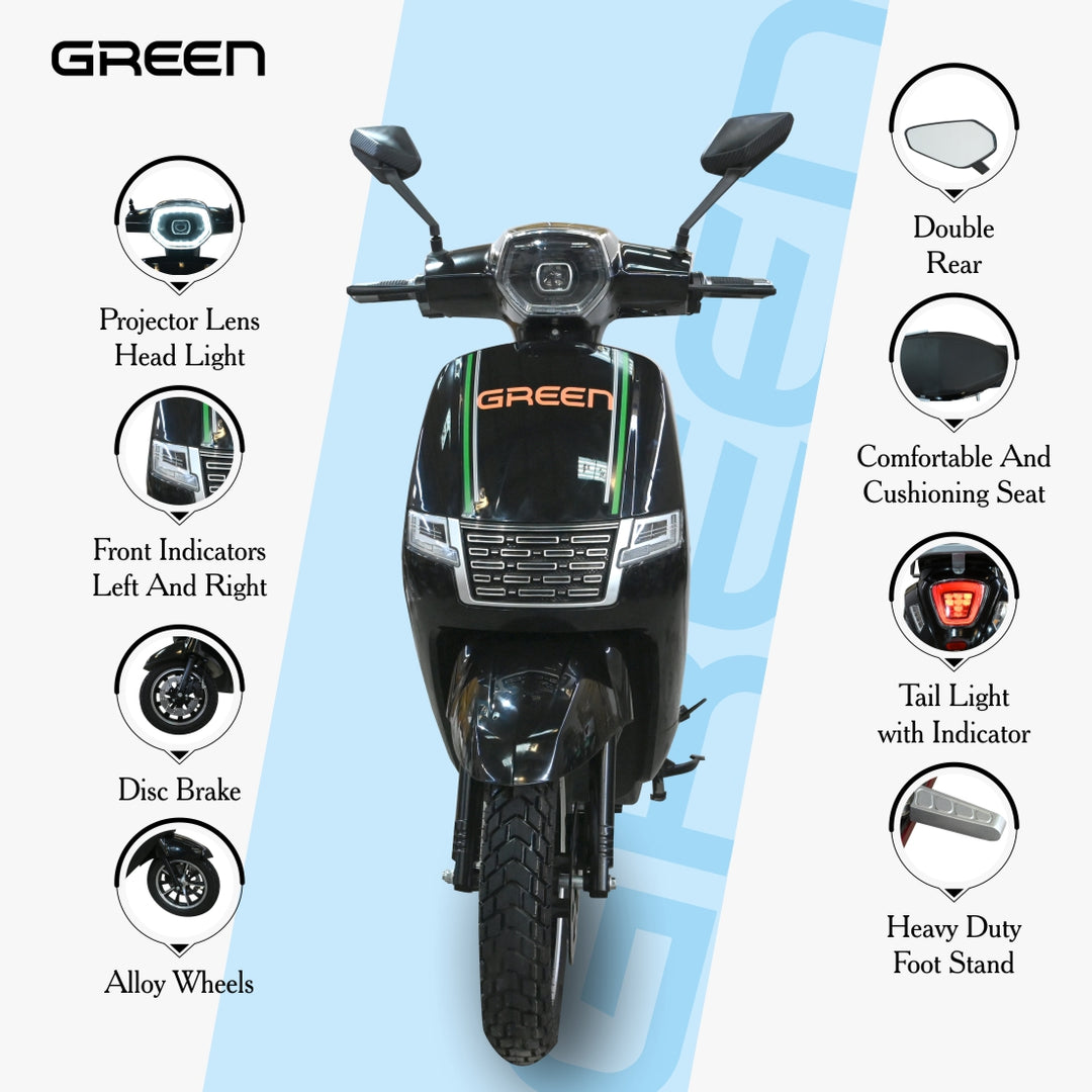 Green Vista 60kms Range Electric Scooter
