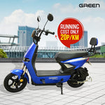 Load image into Gallery viewer, Green Sunny Plus 60kms Range Electric Scooter