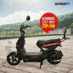Load image into Gallery viewer, Green Sunny Plus 40kms Range Electric Scooter