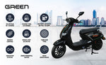 Load image into Gallery viewer, Green Vista 60kms Range Electric Scooter