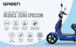 Load image into Gallery viewer, Green Sunny Plus 60kms Range Electric Scooter