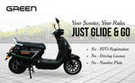 Load image into Gallery viewer, Green Vista 60kms Range Electric Scooter