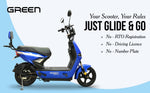 Load image into Gallery viewer, Green Sunny Plus 60kms Range Electric Scooter