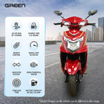 Load image into Gallery viewer, Green Invicta 60kms Range Electric Scooter